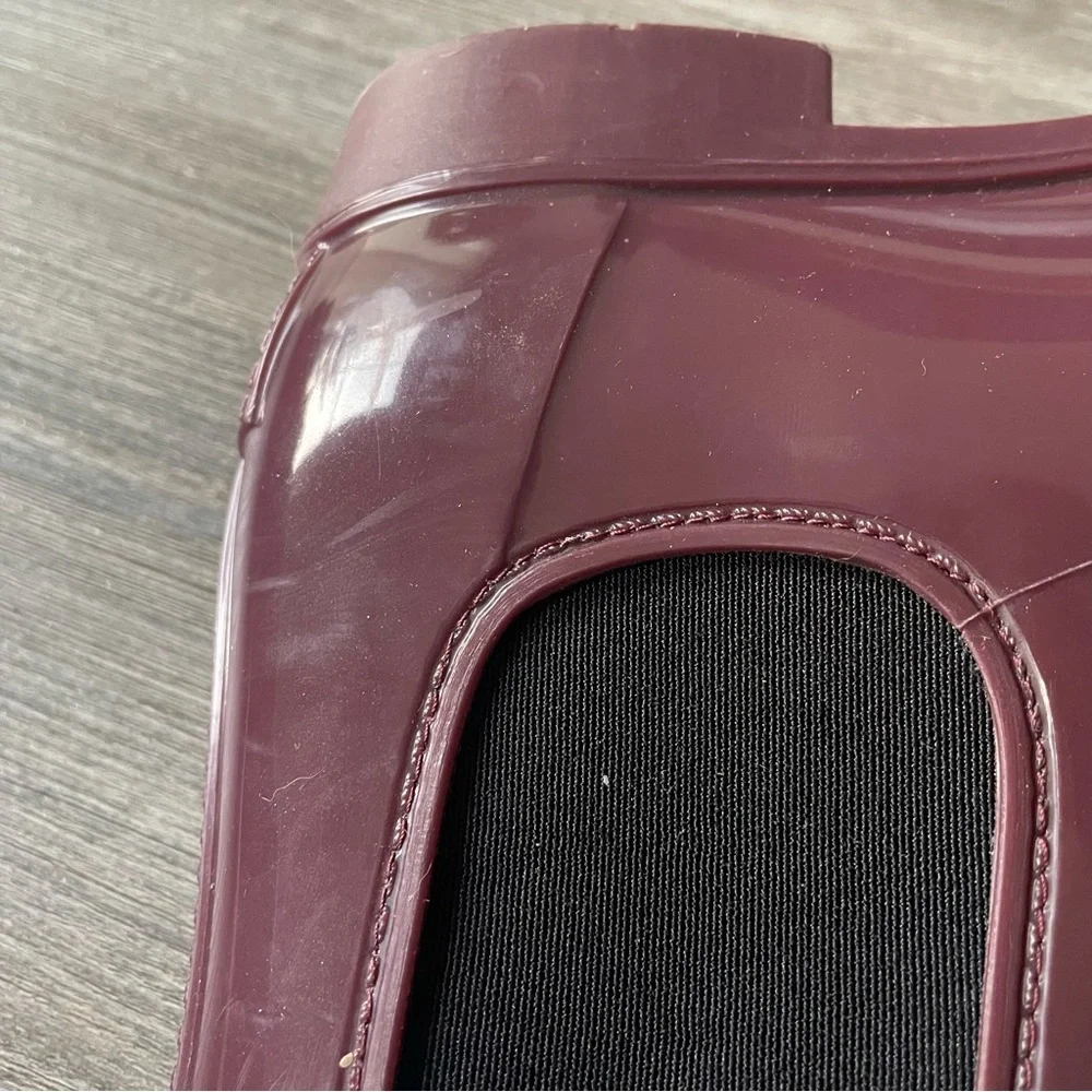 Sam Edelman Tinsley Chelsea Rain Boot Plum 6